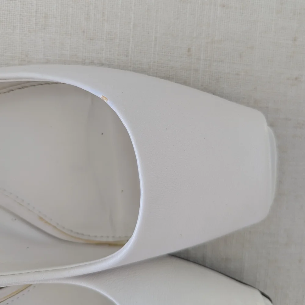 MANGO Open-toe Leather Shoes - Picture 10 of 10